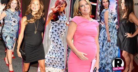 hunt  baby bumps celebs show   pregnancy styles    dress