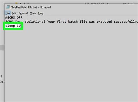 easy commands  delay  batch file  windows