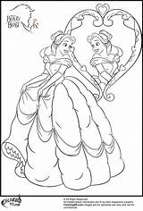 Coloring Pages Princess Belle Disney Beast Beauty Coloriage La Drawing Print Et Castle Sheets Bête Book Clipart Library Prinsessa Värityskuva sketch template