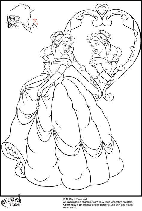 belle printable coloring pages printable word searches