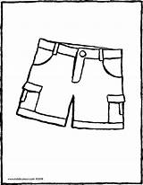 Shorts Coloring Drawing Pages Popular Getdrawings sketch template