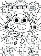Gumball Amazing Coloring Pages Drawing Kids Fun Colouring Van Wonderlijke Wereld Boom Variant Studios Exclusive Sheets Pdf Choose Board Book sketch template