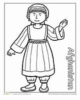 Coloring Pages Afghanistan Multicultural Kids Traditional Around Activities Sheets Education Children Worksheet Detailed Clothing Dress Colouring Sheet People Drawing Books sketch template