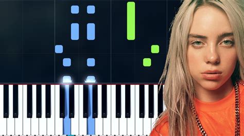 billie eilish party favor piano tutorial chords   play cover youtube