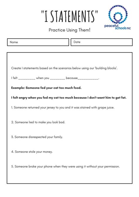 conflict resolution worksheets db excelcom