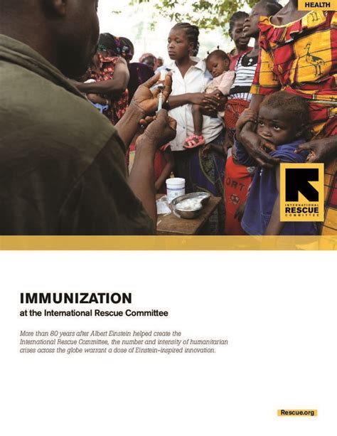 immunization at the international rescue committee international