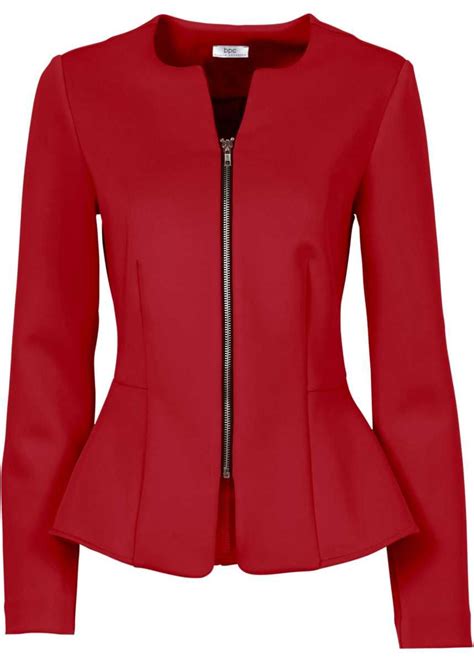 blazer  peplum morango moda feminina bonprixcombr red blazer blazer outfits blazer