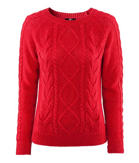 hm jumper  red lyst