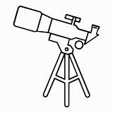 Telescope Astronomer Icon Drawing Astronomy Space Gazing Watching Star Icons Outlines Iconfinder Clipart Editor Open Clipartmag Education sketch template