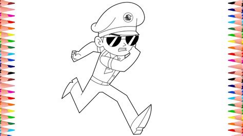 running  singham  singham coloring pages coloring