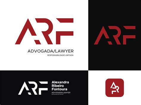arf lawyer logo design  carolina quirino  dribbble