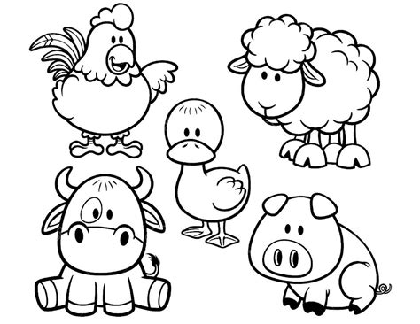 printable farm coloring pages  kids  farm   color