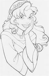 Camelot Quest Coloring Pages People Disney Sketch sketch template