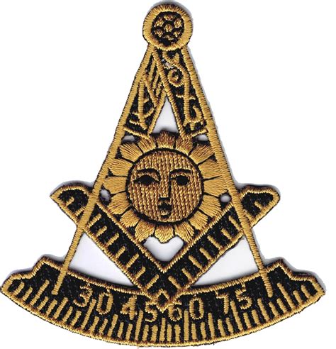 mason  master symbol iron  patch gold  product details  cultural exchange
