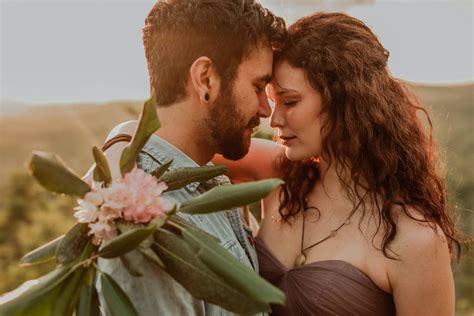 romantic forest engagement shoot popsugar australia love and sex