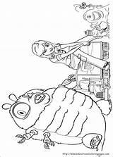 Monsters Aliens Coloring Pages Printable sketch template
