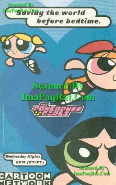 Powerpuff Girls Cartoon Network Great Original Print Ad Ebay