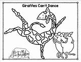 Dance Giraffes Coloring Pages Cant Giraffe Activities Choose Board Teacherspayteachers sketch template