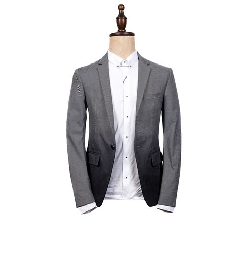 elegant slim fit savvy black and white grid blazer jacket pilaeo