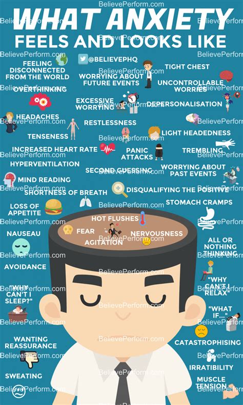 21 infographics about anxiety and how to get rid of this feeling