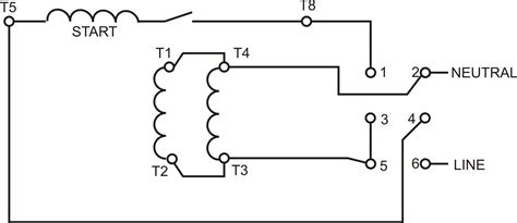 wiring diagram  reversing    electric motor    pole reversing switch