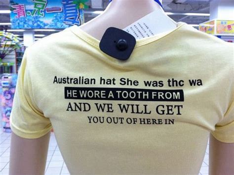 it s hilarious when bad english t shirts show up in asia
