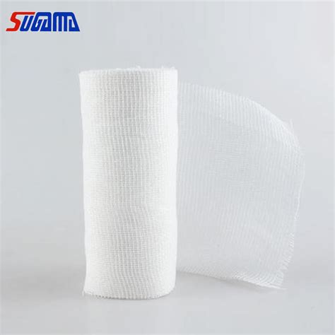 china medical side woven gauze bandage china gauze bandage bleached
