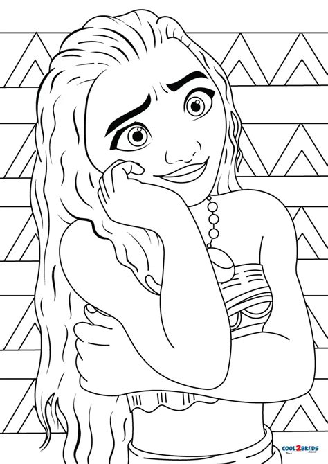 princess moana  moana coloring pages coloring pages   porn