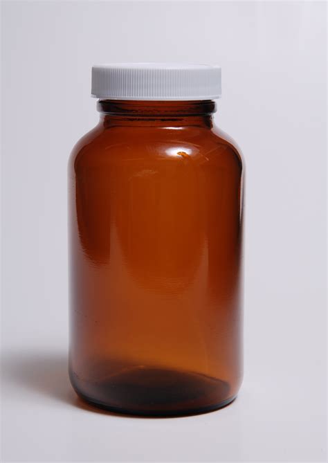 File Brown Glass Bottle