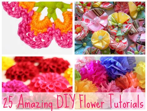diy flower tutorial roundup