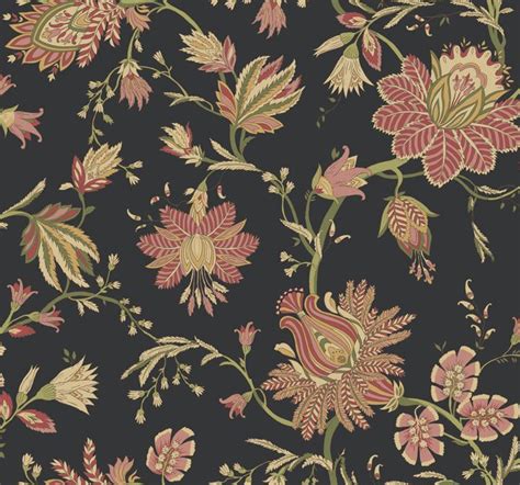 dark jacobeanlove  floral art abstract artwork textile texture