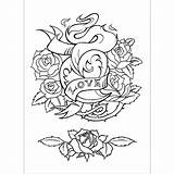 Coloring Pages Tattoo Tattoos Peony Flower Tatouage Getcolorings Coloriage Template Tatoo sketch template