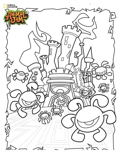 bunny animal jam coloring pages background total update