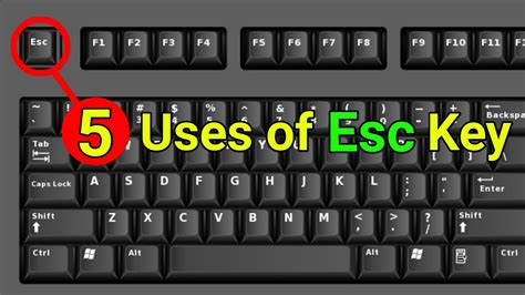 esc key keyboard esc key  shortcut key