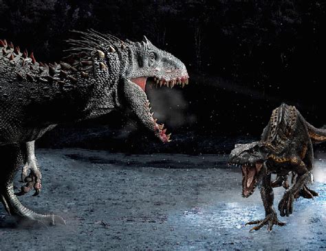 Indoraptor And Indominus Rex