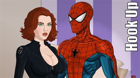 cartoon hook ups spider man and black widow youtube