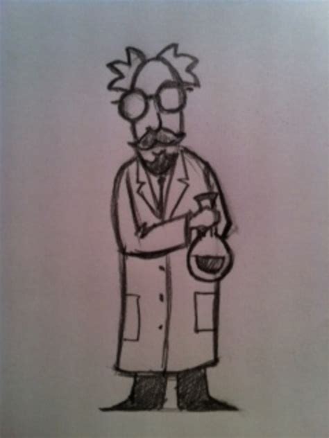 draw  scientist feltmagnet