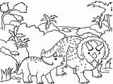 Dinosaur Landscape Coloring Baby Pages Parent sketch template