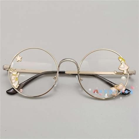 Kawaii Girl Japanese Style Glasses 20 Styles Silver 4 In 2021