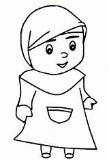 Mewarnai Kartun Soleh Islami Paud Muslimah Mewarna Sketsa Sd Menggambar Boneka Adat Kumpulan Aneka Bedug Binatang Buah Himpunan Perolehi Halaman sketch template