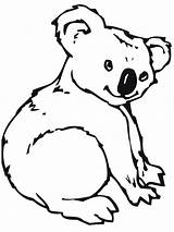 Koala Coloring Pages Kids Printable Cute Bestcoloringpagesforkids Christmas sketch template