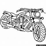 Coloring Pages Motorcycle Chopper Print Sheets Colouring Printable Kids American Online Cars sketch template