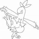 Combusken Pokemon Pages sketch template