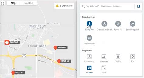 using the dropped pin card gps insight help center