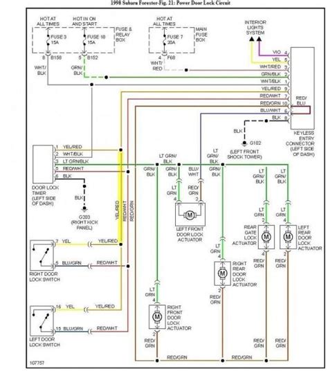 subaru forester stereo wiring diagram