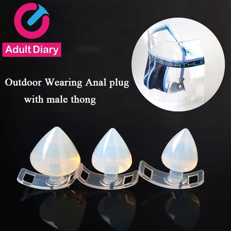 Adult Diary Silicone Anal Plug With Underwear Thong Outdoor Butt Plug