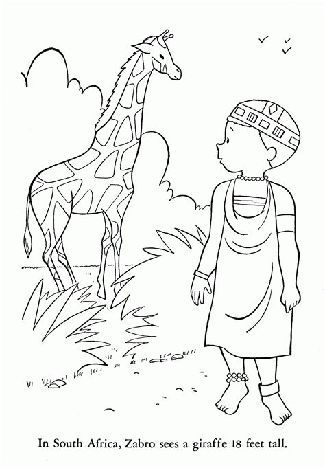 africa coloring pages  coloring home