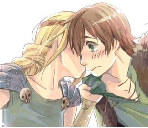 Anime Hiccup And Astrid How Train Your Dragon How To