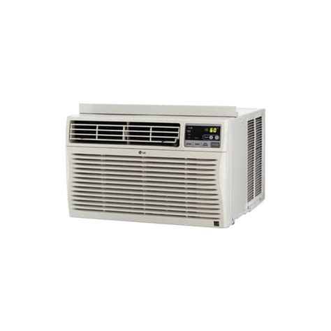 shop lg lwer  btu  window air conditioner  remote refurbished white