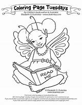 Coloring Reading Pages Fairy Week Photosynthesis Library Tuesday Child National Dulemba Another Color Printable Thought Read Getdrawings Getcolorings November Popular sketch template
